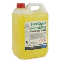 FlashQuim Neutro&Maq. Limon Caja 4x5 Lts.
