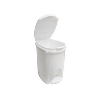 Cubo Papelera Baño 8 Litros Con Pedal. Tapa Abatible | Contendor | Basura | Habitaciones | Limpieza|
