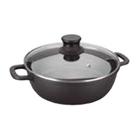 Cacerola Aluminio Fundido D.36 Cms C/Tapa Cristal.