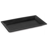 Bandeja Rectangular Negra 33x22,5 Cms. 30x25 Uds.