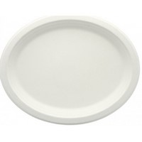 Plato oval 32x25 cm. caja 10x50 Unds.