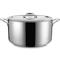 Cacerola Alta con Tapa Dim. 28 Cms. 10 Lts.