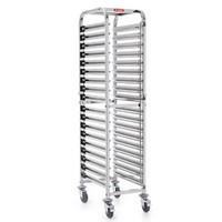 Carro de Bandejas GN 1/1 Inox, 18 Guias.