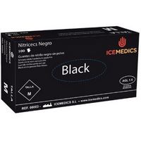 Guante Nitrilo Sin Polvo T-XL, Negro. 4 Gramos. | Limpieza | Covid 19 | Coronavirus | Higiene |