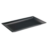 BANDEJA RECTANGULAR NEGRO 20x1, MING II