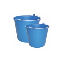Cubo Agua Multiusos Redondo Azul 6 litros