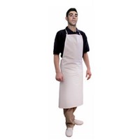 Delantal con Peto PVC Extra 70x105 Blanco