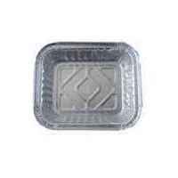 Envase aluminio color plata 450 ml. 135x115x40 mm.