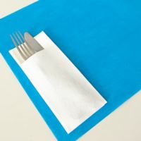 Mantel 30x40 Cms. Newtex Turquesa. | Servicio de mesa | Tela sin Tejer | Lavable |