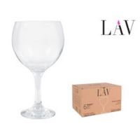 Copa Misket Combinados 645cc Pie Transparente. Lav