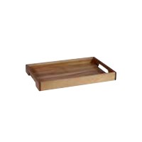 Bandeja Madera Handle 39.7x25.8 Cms.